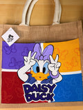 Daisy Duck Hand Painted Tote Bag