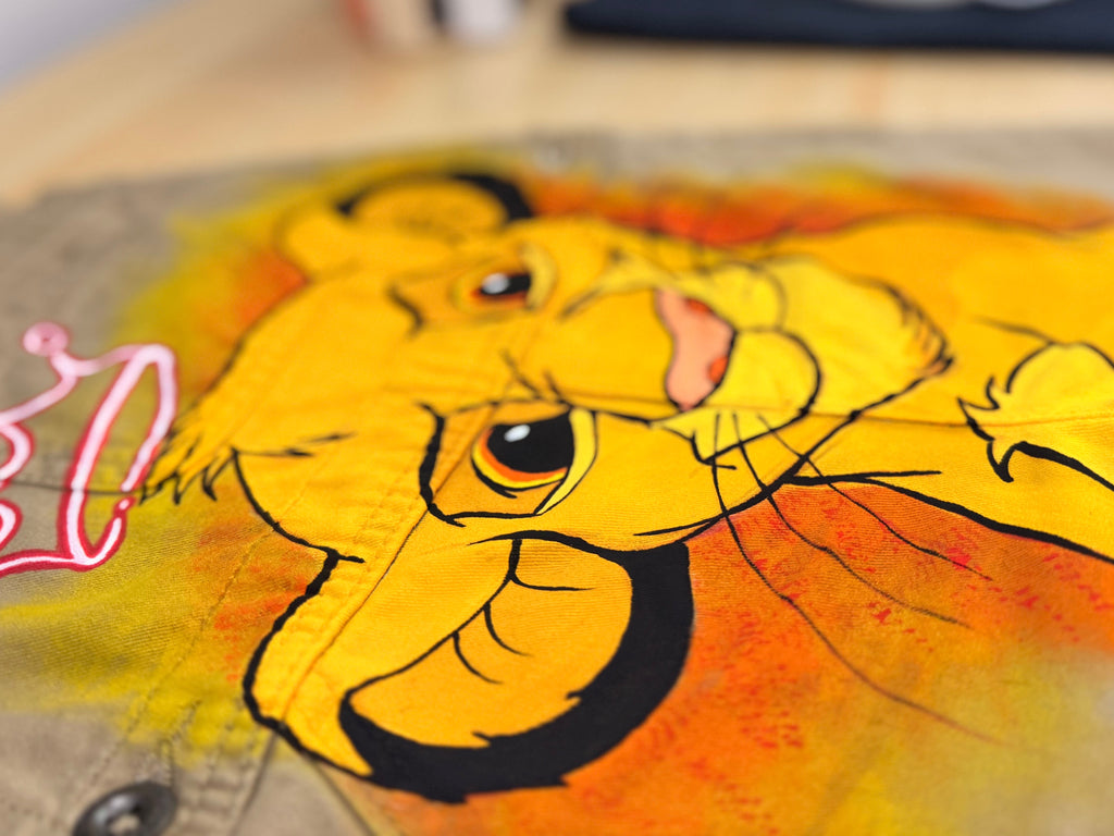 Simba Hand Painted Baby Overall