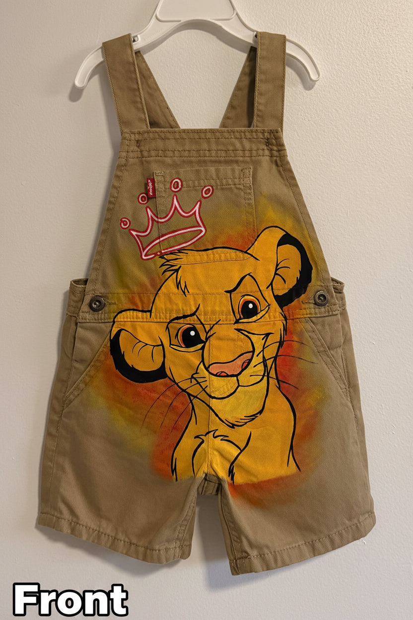 Simba Hand Painted Baby Overall